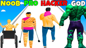 NOOB vs PRO vs HACKER vs GOD - Healthy Runner
