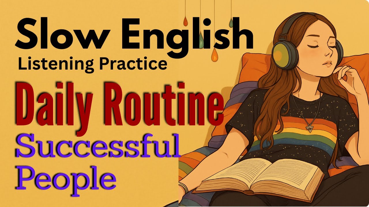 Daily Routine of Successful people | slow English listening practice ...