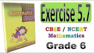 Exercise 5.7 CBSE/NCERT Maths Class 6 Questions solved based on Properties Of Quadrilaterals. #maths