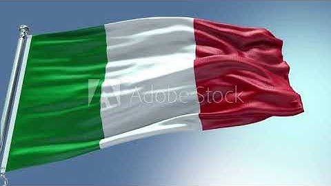 4k render Italy Flag video waving in wind Italy Flag Wave Loop waving in wind Italy Flag Italy Flag