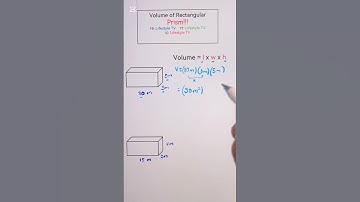 Calculating Volume of Rectangular Prism #volumeofrectangularprism #maths #mathtutorial #lifestyletv