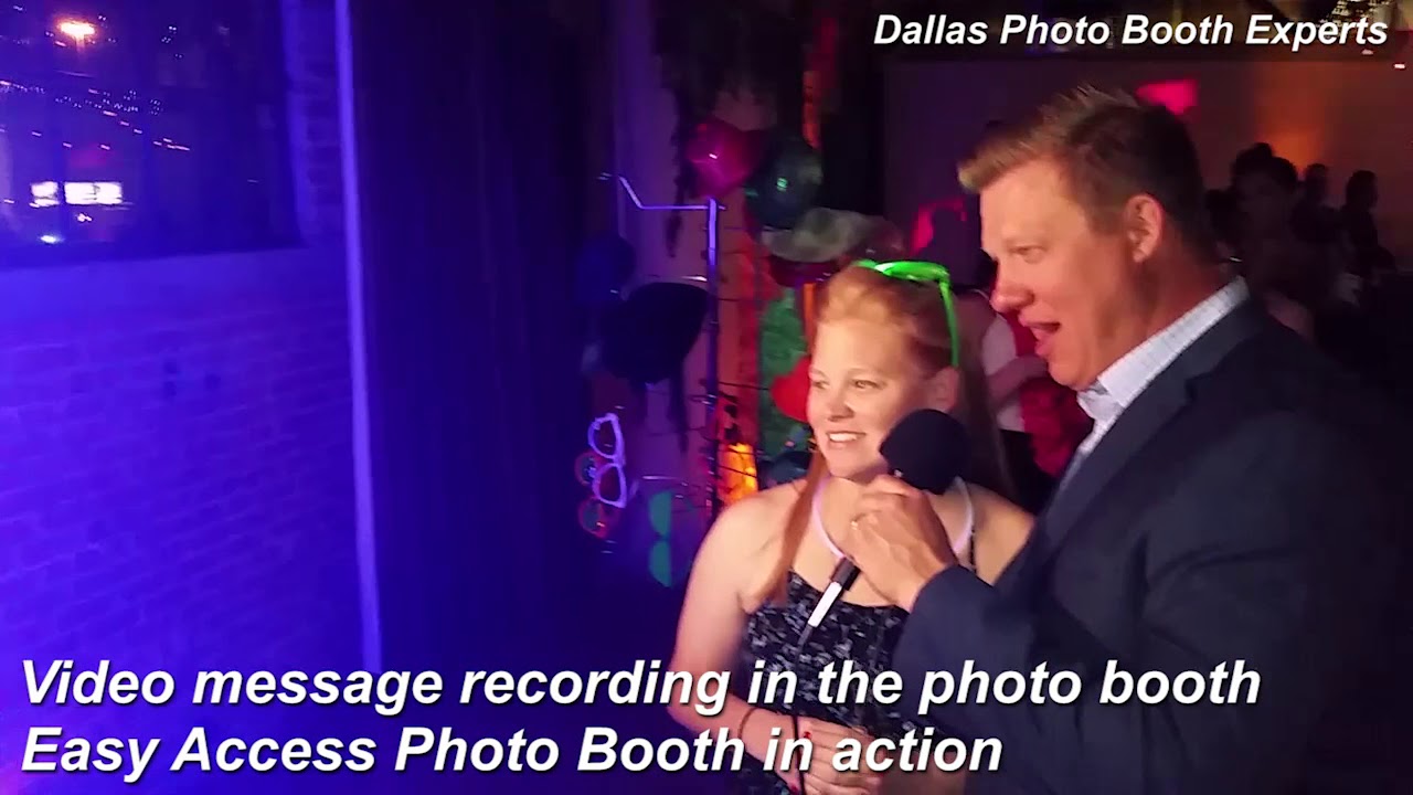 Video Booth rentals in Dallas TX Dallas Photo Booth Experts YouTube