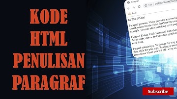 Kode  Html Penulisan Paragraf (sangat cocok bagi pengguna) terbaru