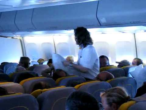 LH687 from Tel-Aviv to Frankfurt. Economy class is occupied with a few dozens of French tourists. Suddenly they start a 'pillow war' inside the cabin. Lufthansa flights attendant seems to take active part in the war. Enjoy !