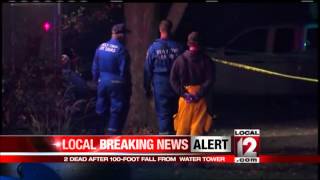 Two people dead after falling off water tower