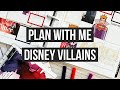 Plan With Me | Classic Happy Planner | Disney Villains Spread in my Creative Journal