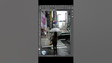 Rain effect in photoshop | Photoshop edit | #shorts #photoshop #photoshoptutorial