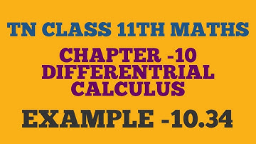 tn 11th maths chapter 10  example 10.34