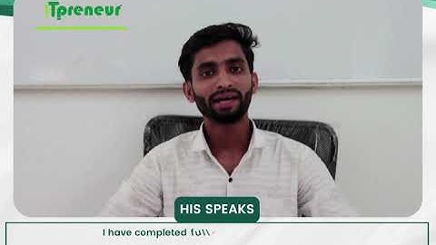 Yogesh Walokar | Java Developer | Student Testimonial video | online video | iTpreneur