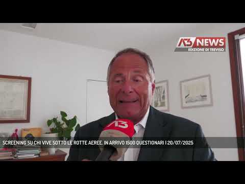 SCREENING SU CHI VIVE SOTTO LE ROTTE AEREE. IN ARRIVO 1500 QUESTIONARI | 20/07/2025