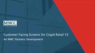 Customer Facing Screens for Cegid Retail Y2 - MWC Partners