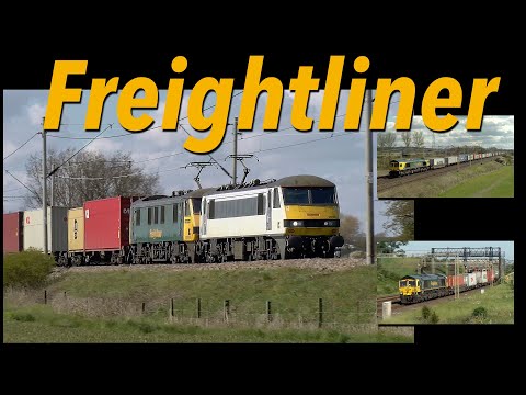 Freightliner Class 66 and Class 90 Railfreight Variety