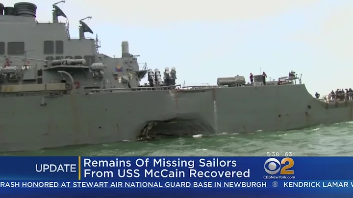 Remains Of Missing Sailors From USS McCain Recovered