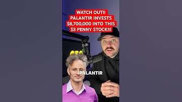 ⚠️ ALERT!! PALANTIR PUTS $8,700,000 INTO THIS $3 STOCK (1,000% RETURN INCOMING)???