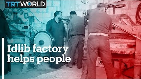 An Idlib factory helps people rebuild their lives