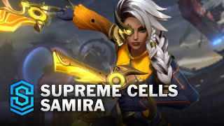 Supreme Cells Samira Wild Rift Skin Spotlight