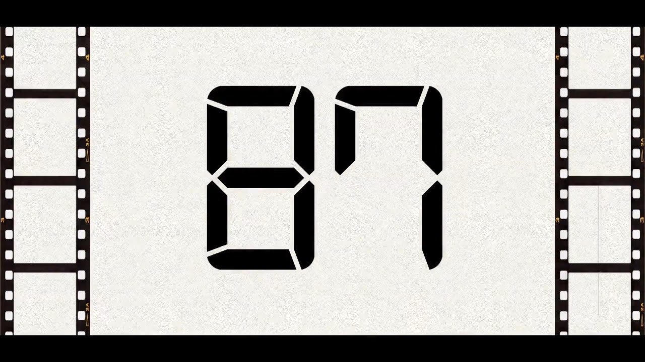 Countdown from 87 to 0 (Retro)
