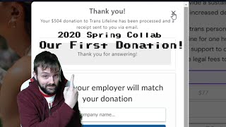 We Just Made a $500 Donation to Trans Lifeline! (2020 Spring Collab)