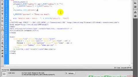 Video học PHP - Bài 4- Phần 1