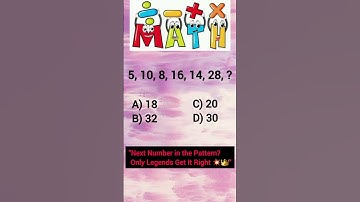 Can You Outsmart This Number Puzzle? | Sequence Challenge 🧠🔥 #maths #mathshorts #quiz #puzzle