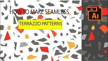 how to make seamless terrazzo patterns in adobe illustrator