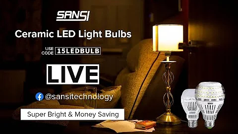 SANSI Ceramic LED Light Bulbs