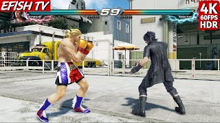 Steve Fox Vs Prince Noctis Final Fantasy Hardest Ai - Tekken 7 4K 60Fps Hdr