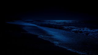 Deep Sleep with Ocean Waves | Calming Ocean Waves for Sleep | Dark Screen with Gentle Rolling Waves