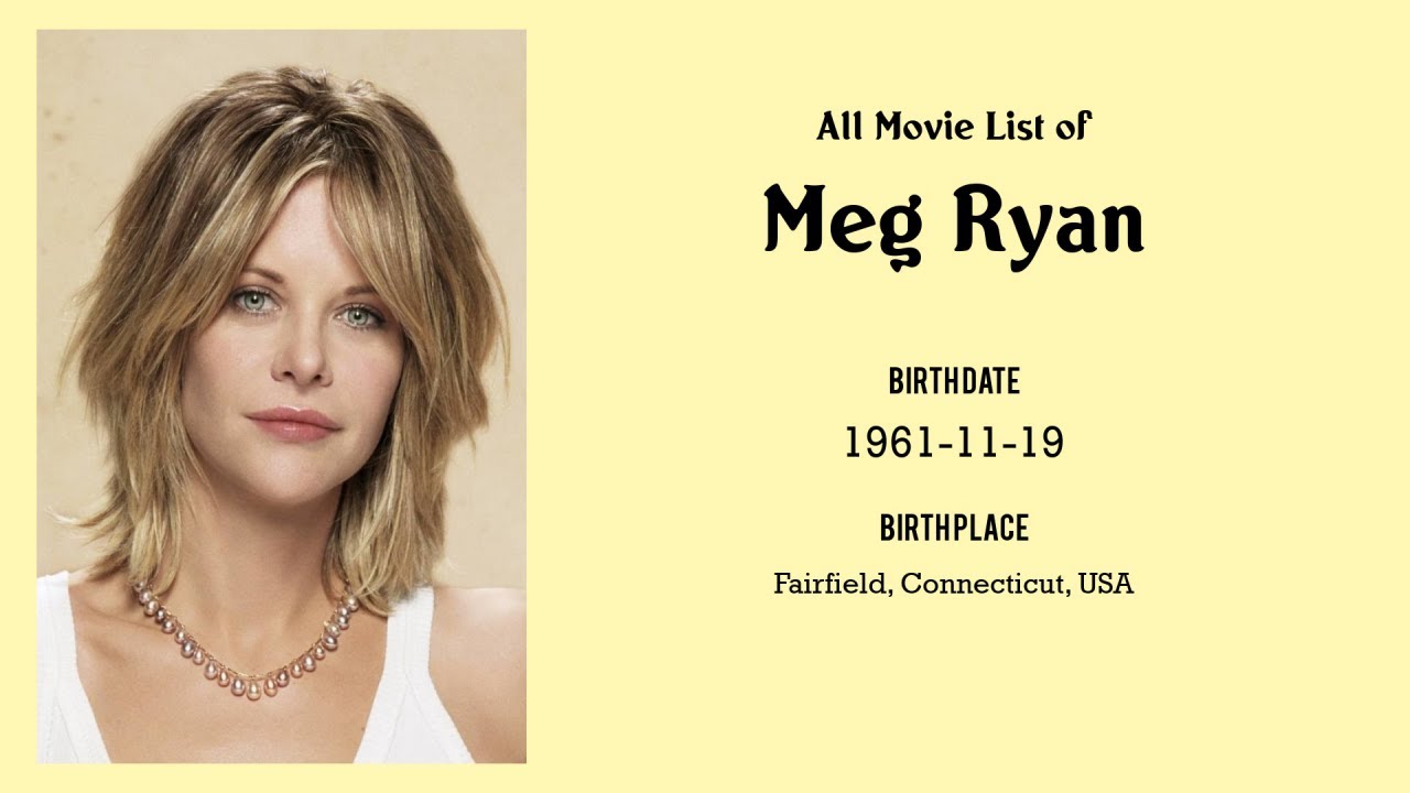 Meg Ryan Movies List Meg Ryan Filmography Of Meg Ryan YouTube Meg ryan movies list meg ryan filmography of meg ryan youtube