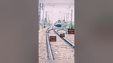 Main line Vs Loop line in railway || #shorts