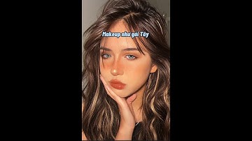 Hướng dẫn makeup tone tây đơn giản | Makeup look | NPKN | #shorts