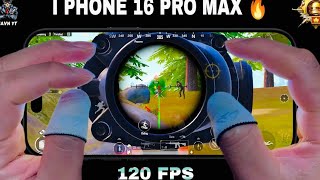 IPhone 16 Pro Max HANDCAM 🔥/ Smooth + Ultra Extreme LIVIK Gameplay 😍/New Update PUBG/BGMI TEST? screenshot 1