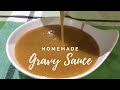 Quick homemade gravy sauce l perfect gravy for chicken and mashed potatoes