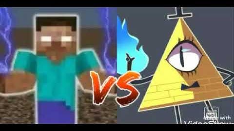 Herobrine Vs Bill Cipher