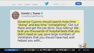 Gov. Cuomo Responds To President Trump's Critical Coronavirus Tweet