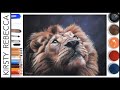 How to draw a lion using pastels  tips and techniques for realistic drawings