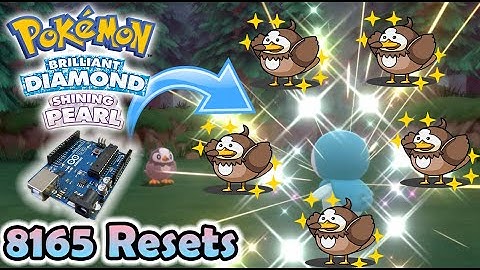 AUTO SHINY STARTER 8165 RESETS! - Pokemon Brilliant Diamond & Shining Pearl w/ Auto Controller