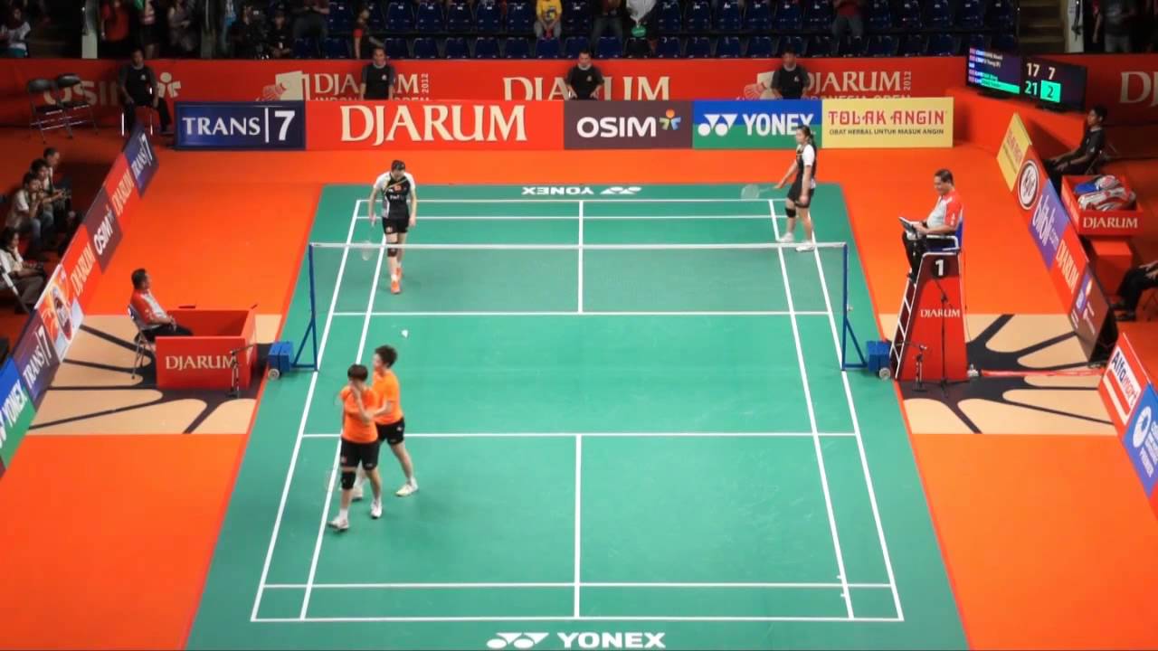 Wang Xiaoli - Yu Yang (China) Action Of The Day DJARUM Indonesia Open 2012
