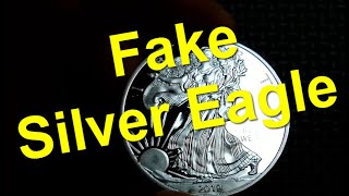 Fake Counterfeit American Silver Eagle Coin : Eye-On-Stuff