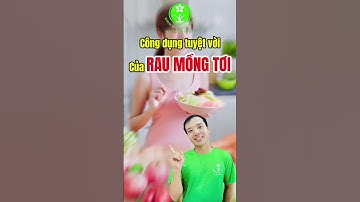 Công dụng tuyệt vời của rau mồng tơi #khoedepsonghanh #suckhoe #dinhduong #meohay