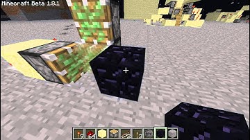 Minecraft Pistons: Make blocks disappear bug?