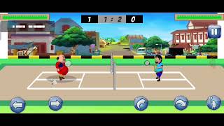 Motu Patlu Badminton Gameplay 🏸 Motu vs John screenshot 4