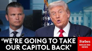 BREAKING NEWS: Trump Formally Announces Federal Takeover Of Washington, D.C., To Combat Crime