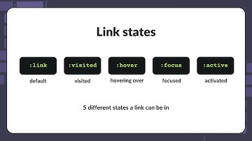 What are the different link states and why are they important?