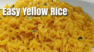 Yellow Rice | Sazon Rice recipe | How to make Sazon rice