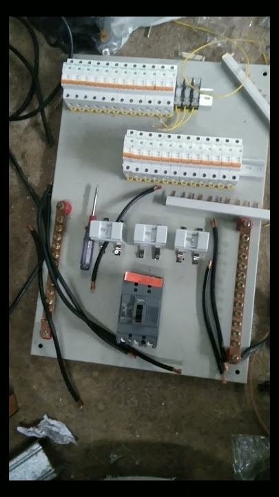 tehnik merakit panel listrik 3 phase #instalasilistrik #tekhnik #tutorial #dunialistrik #viral