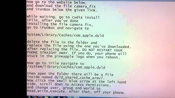 H1Siri Camera/Video fix.