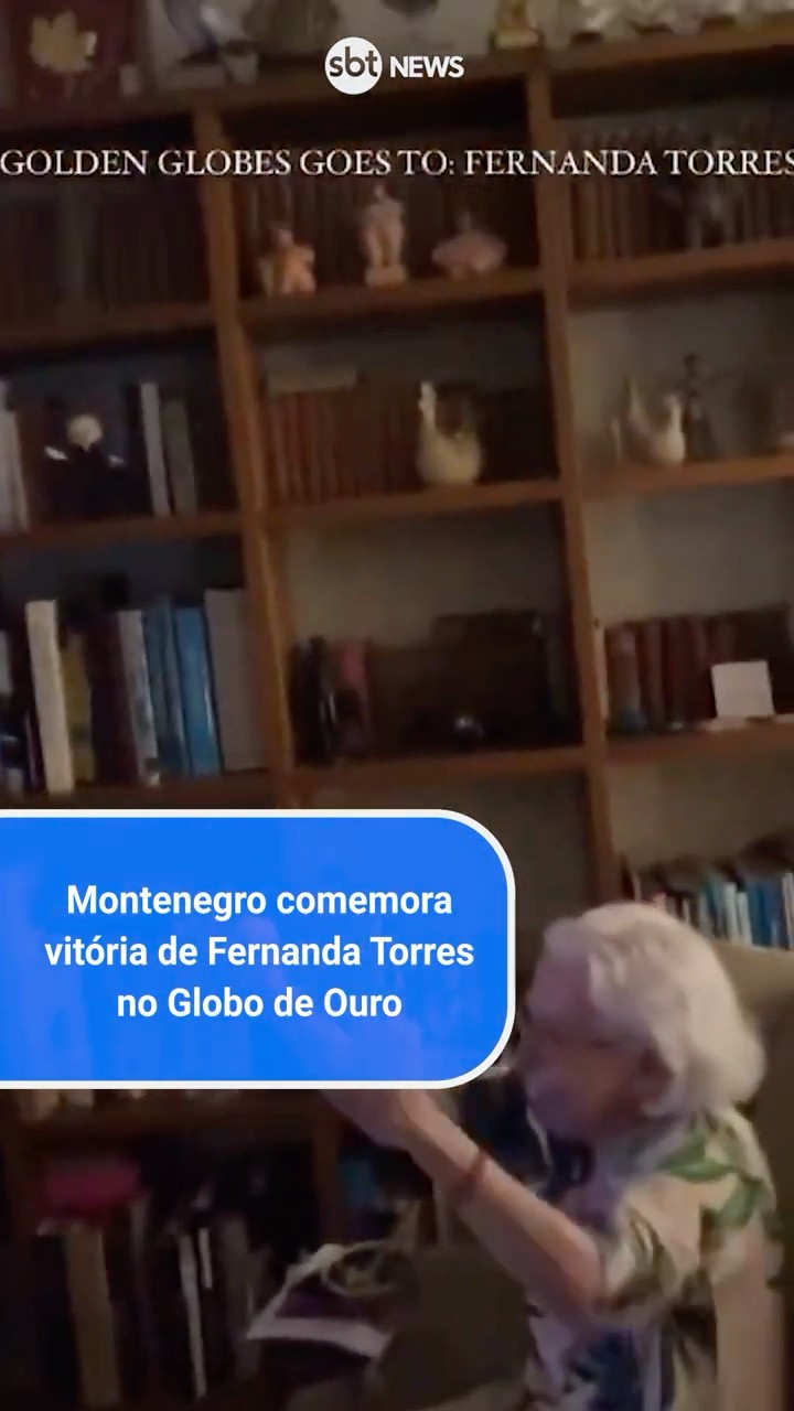 Fernanda Montenegro comemora vitória de Fernanda Torres no Globo de Ouro
