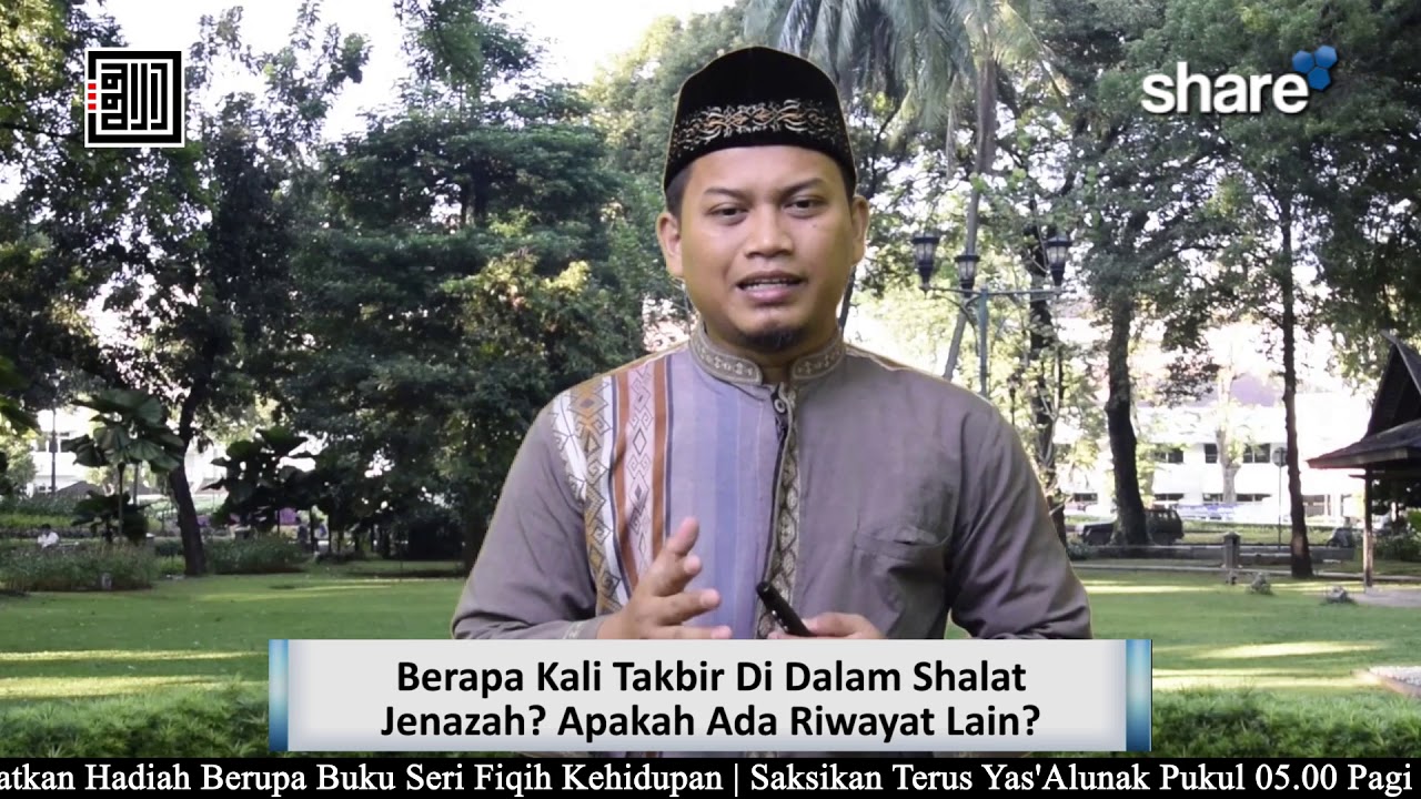 Dalam salat jenazah jumlah takbirnya sebanyak