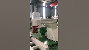 RAPID-TECH 5 AXIS CNC router and  5 axis head for sale